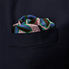 Pink Multi Crosses Double-Faced Silk Pocket Square