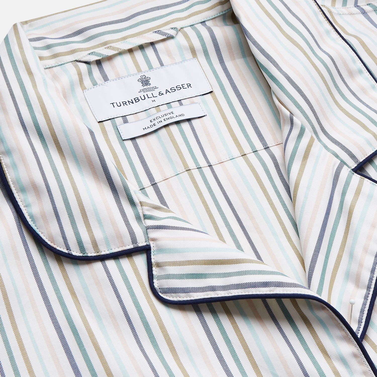 Green Multi Stripe Harriet Women’s Pyjama Set