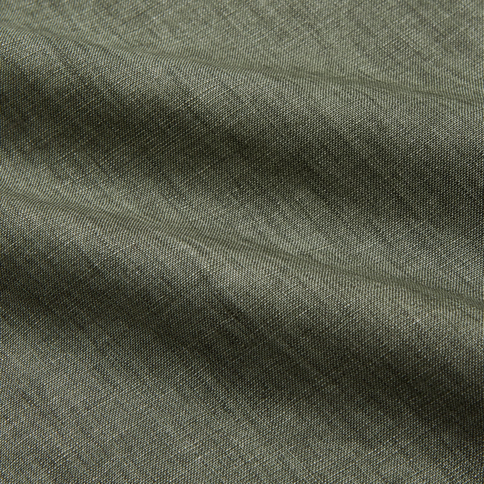 Sage Green Linen Weekend Fit Finch Shirt