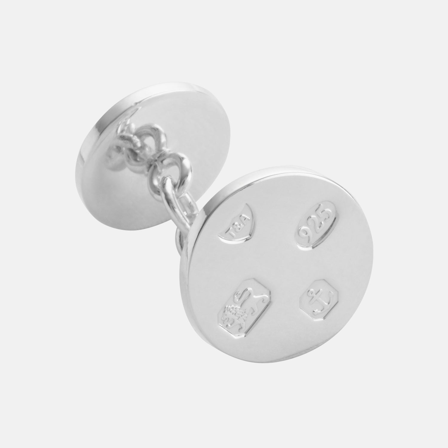 Sterling Silver Embossed Hatton Cufflinks