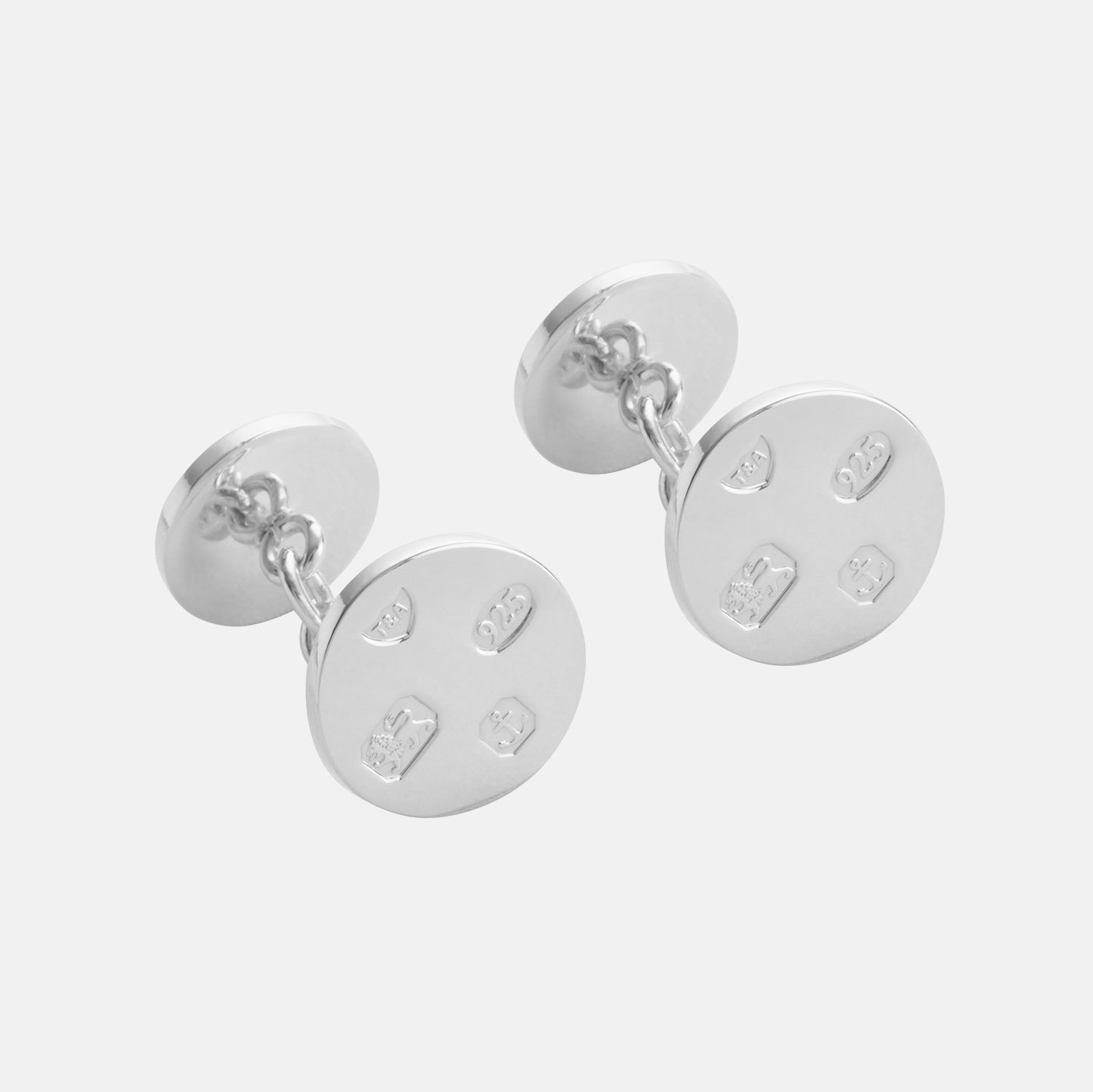 Sterling Silver Embossed Hatton Cufflinks