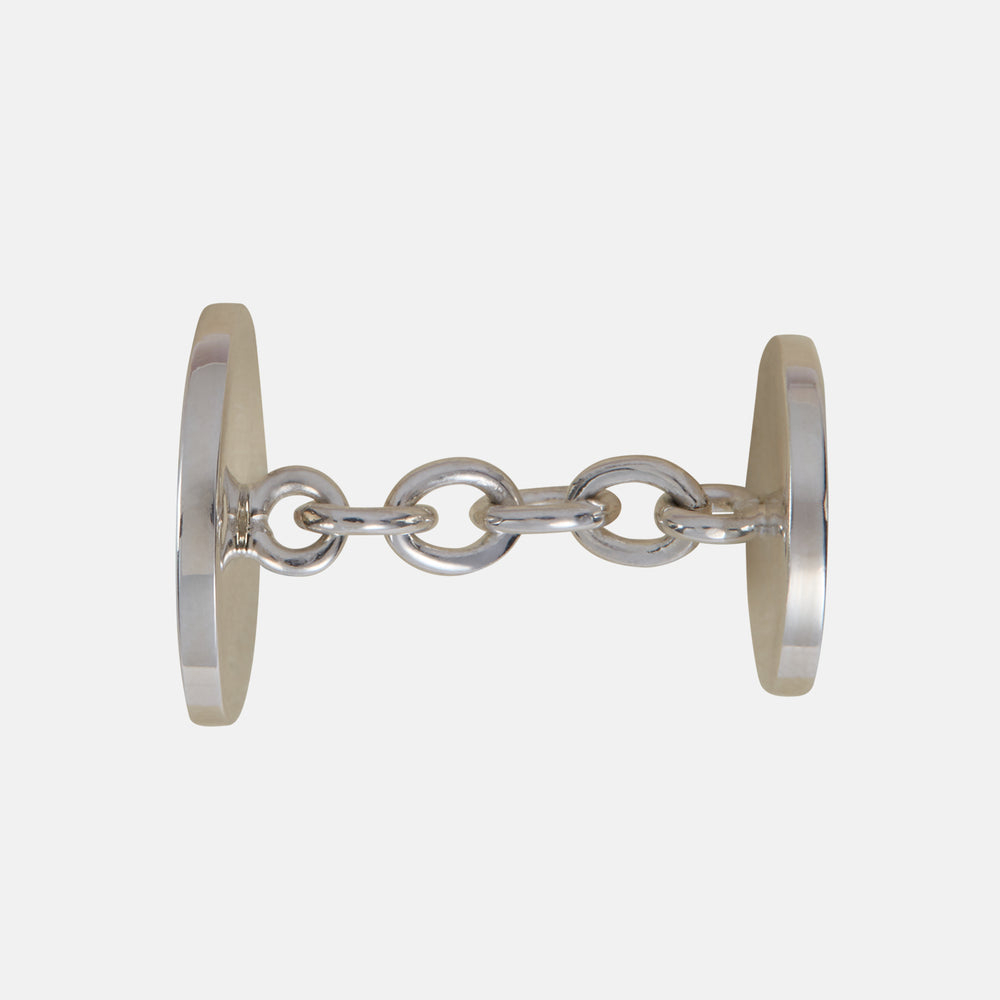 Sterling Silver Embossed Hatton Cufflinks