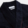 Navy Linen & Cotton Cord Gown