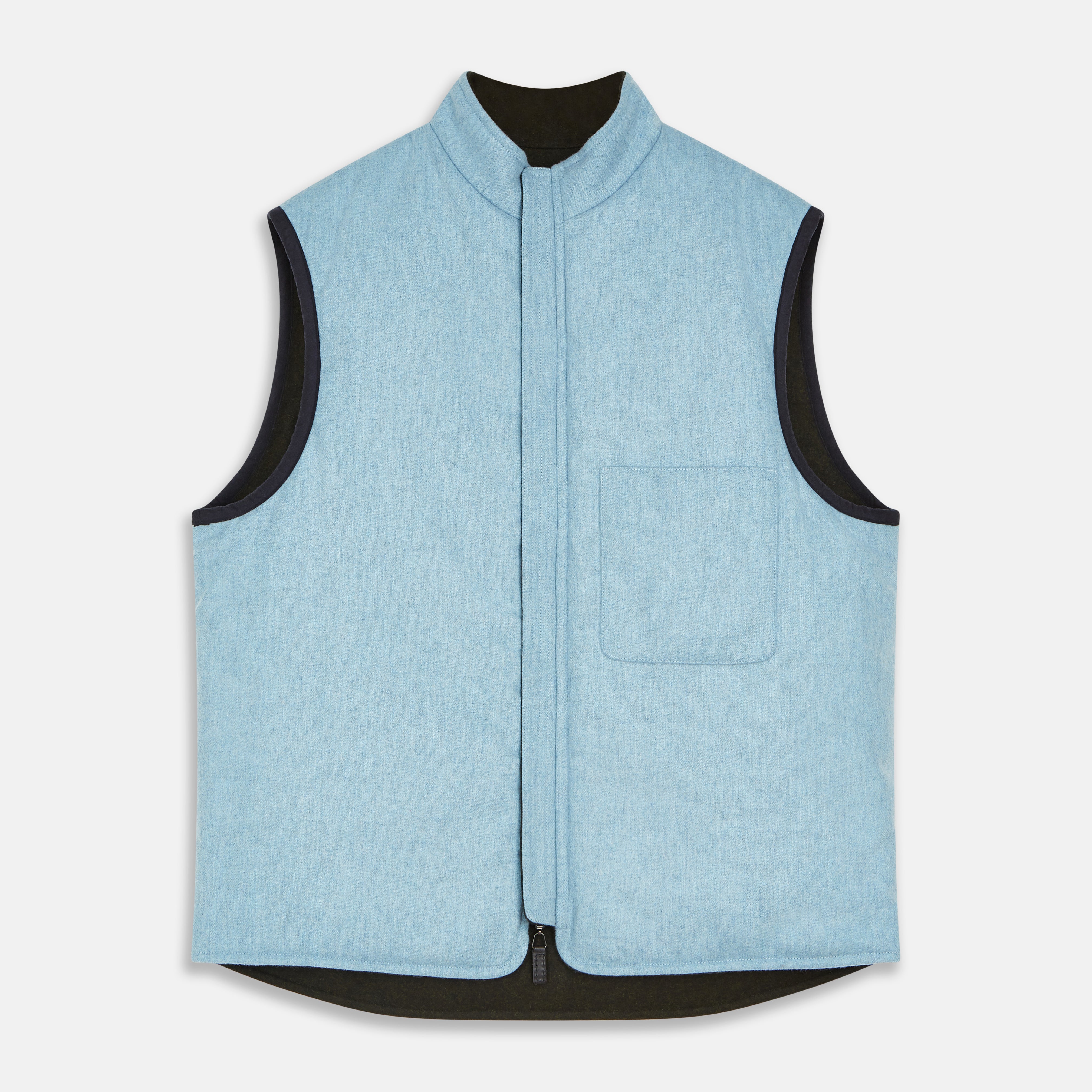 Dark Green Anderson Reversible Gilet