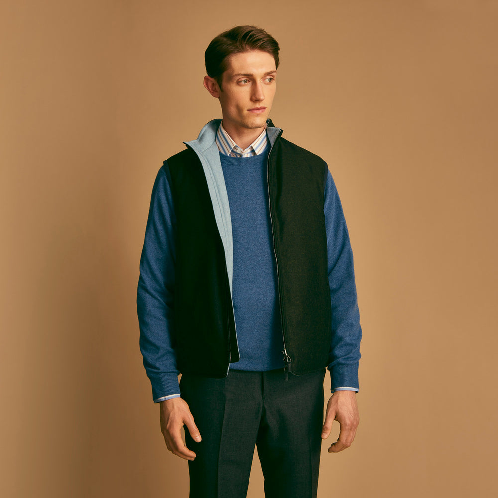 Dark Green Anderson Reversible Gilet