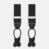 Black Paisley Adjustable Silk Braces
