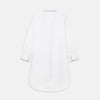 White Piped Cotton Nightshirt