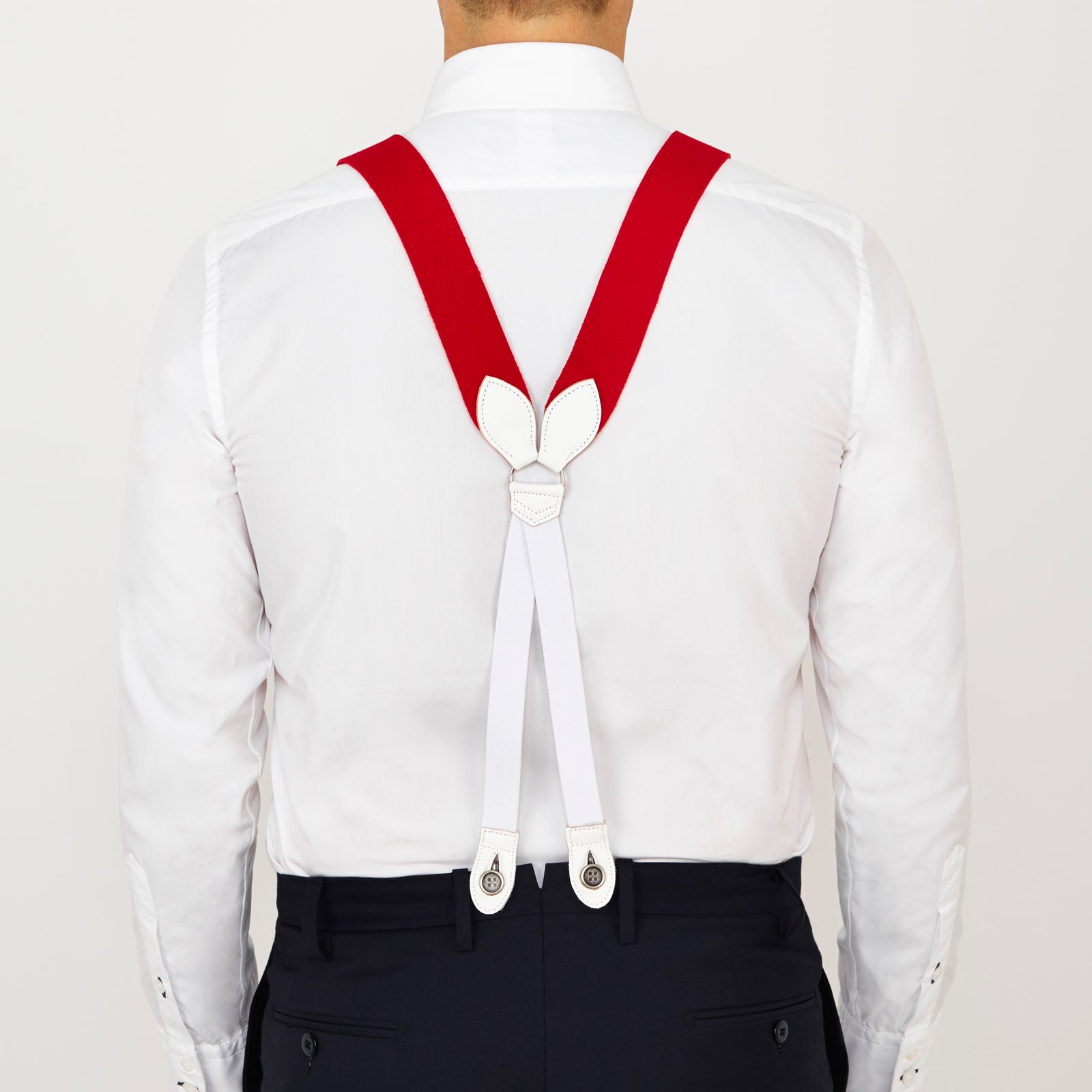 Red Adjustable Felt Braces