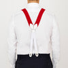 Red Adjustable Felt Braces