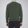 Green V-Neck Cashmere Jumper