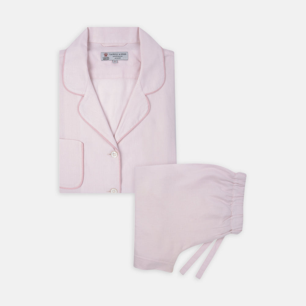 Ladies' Pink Cotton-Cashmere Pyjama Set