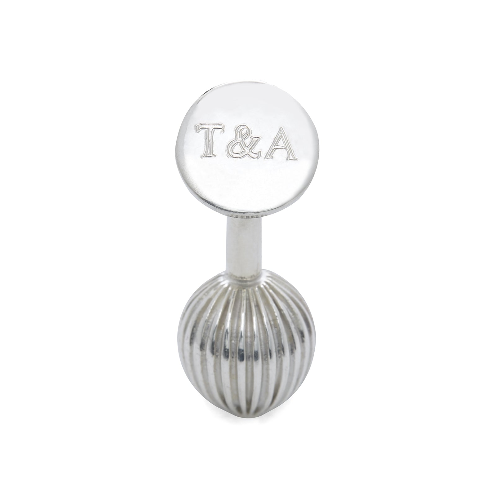 Sterling Silver Ornament Cufflinks