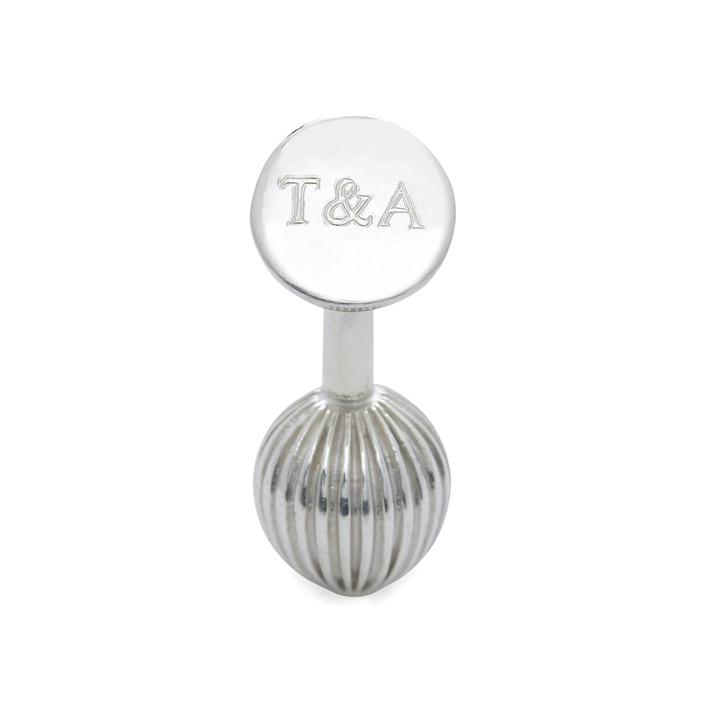 Sterling Silver Ornament Cufflinks
