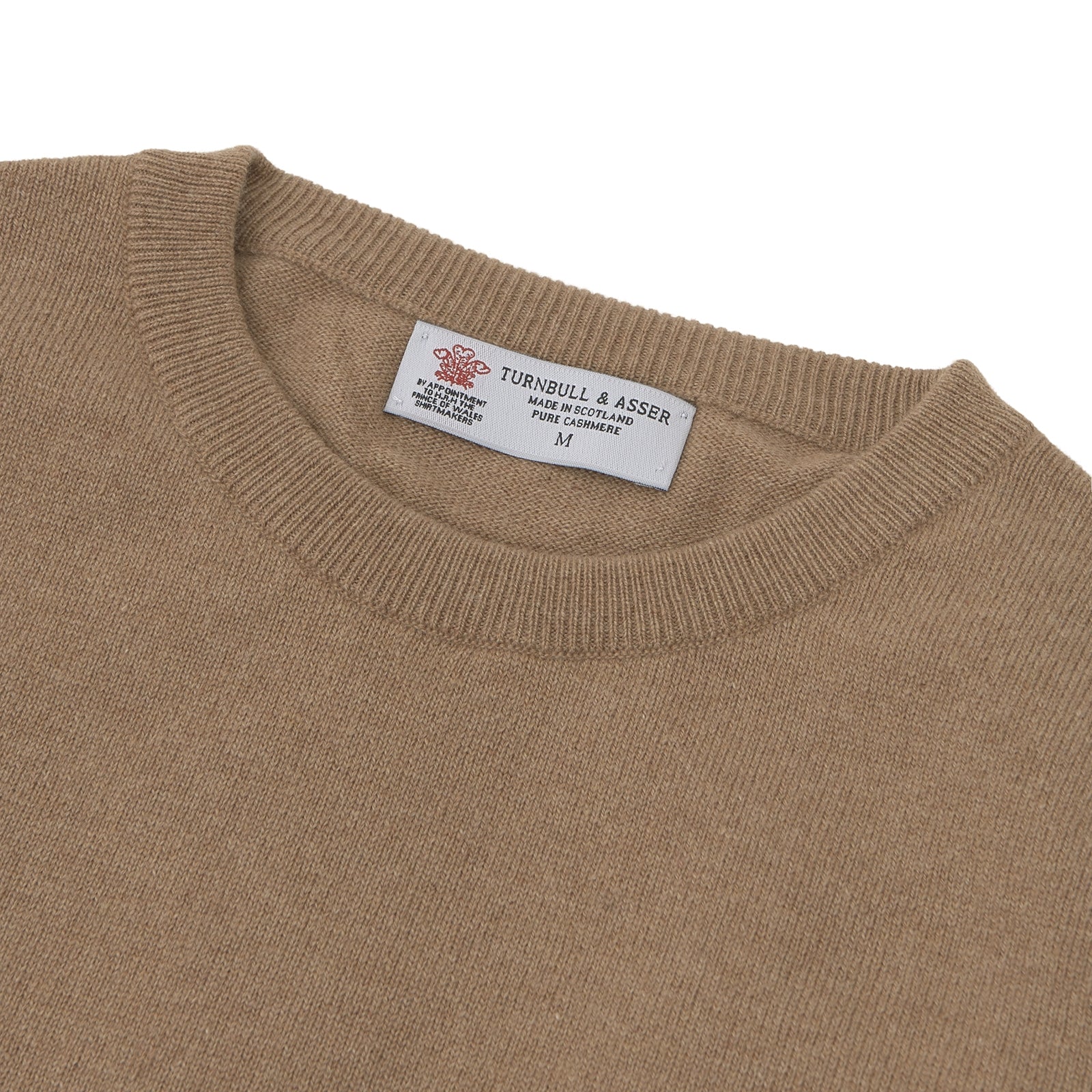 Natural Crew Neck Cashmere Jumper