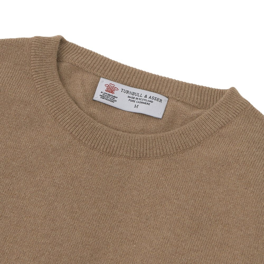 Natural Crew Neck Cashmere Jumper