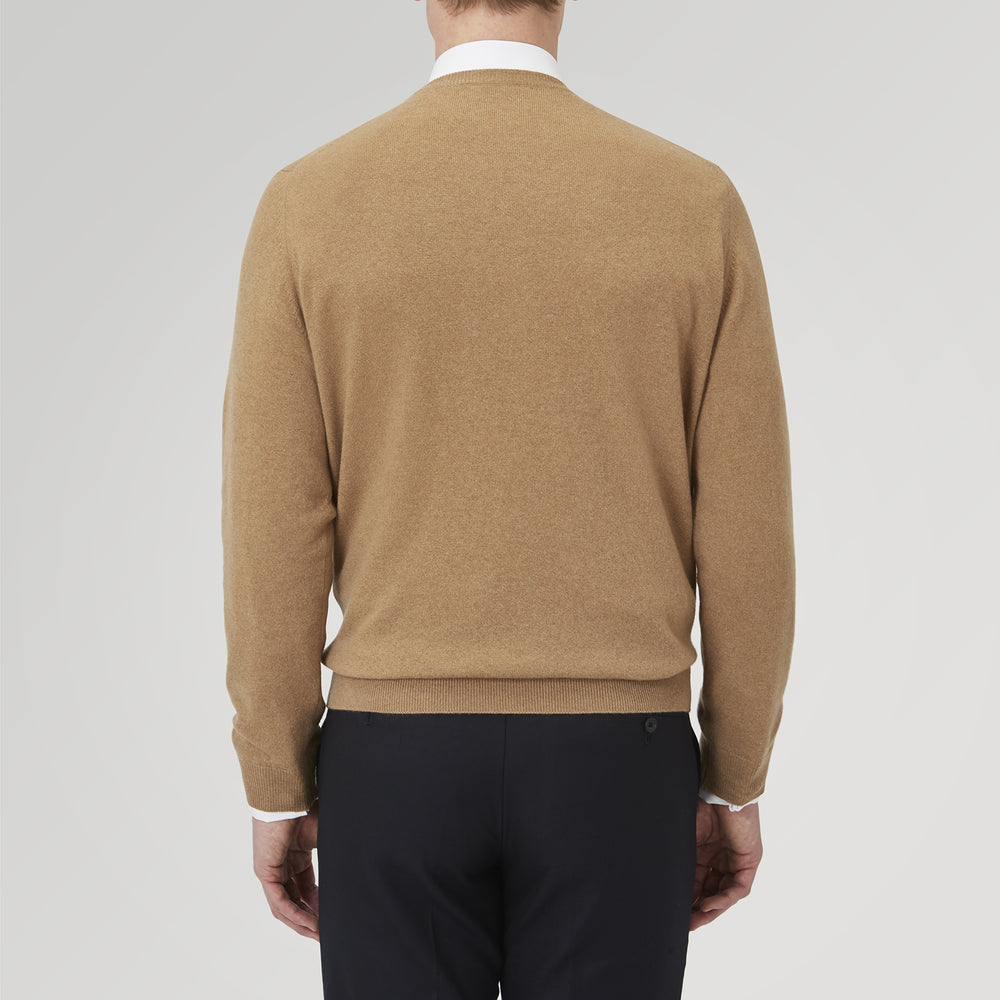 Natural Crew Neck Cashmere Jumper