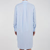 Sky Blue Micro-Check Cotton Nightshirt