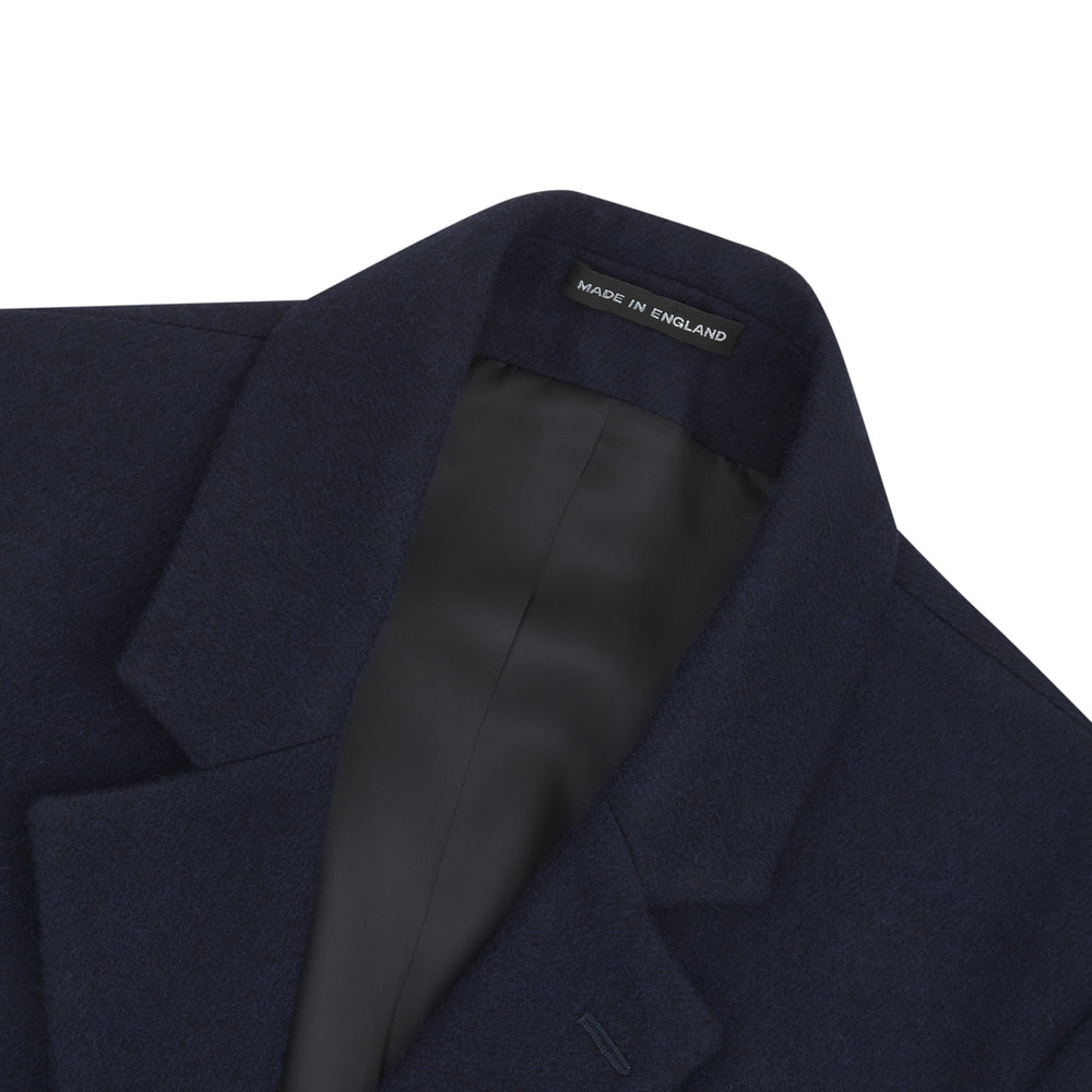 Navy Lambswool Irving Coat