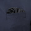 Black House Paisley Hand-Rolled Silk Pocket Square