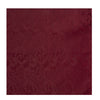 Burgundy House Paisley Hand-Rolled Silk Pocket Square