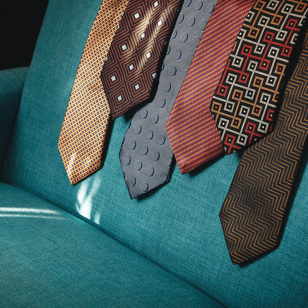 The World Is Not Enough Square Silk Tie As Seen on James Bond